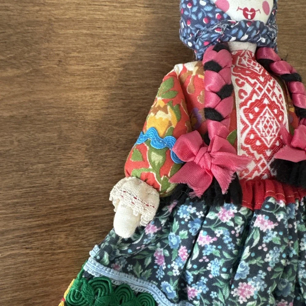 Vintage Russian Cloth Folk Art Doll  Tatiana